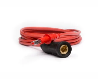 ELMAG Handgriffleitung rot Ø4mm x 3 Meter rot - 58505