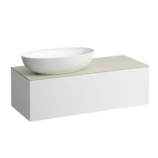 LAUFEN Waschtischunterschrank und Waschtischplatte ALESSI 500x1200x370 H4313100972601