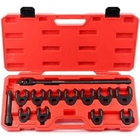 LuxusKollektion Steckschlüssel Hahnenfußschlüssel Satz 13tlg Halbzoll Vierkantantrieb 20-32mm