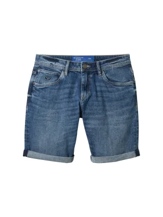 Tom Tailor - TTJOSH REGULAR SLIM Jeans Shorts mid stone wash denim - Gr. - 40