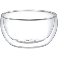 Schäfer Elektronik Snackschale 2-tlg doppelwandiges Glasschalen-Set 310ml – Stilvoll und vielseitig