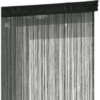 Home-trends24.de Fadenvorhang Türvorhang Fadenvorhang Vorhang Türvorhang Gardine Insektenschutz, Stangendurchzug, halbtransparent