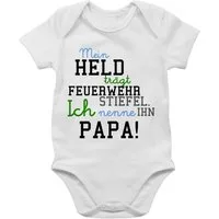 Shirtracer Shirtbody Mein Held Papa Feuerwehr Junge Feuerwehr