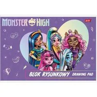 Festivalartikel Zeichenblock Monster High Zeichenblock A4, 20 Blätter, Weiß - Kreativität fördern