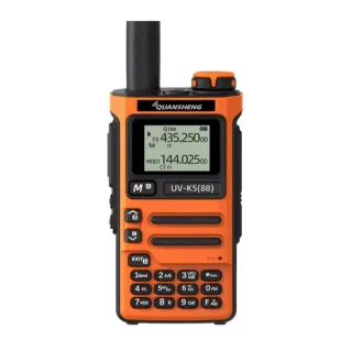 Quansheng UV-K588 Dual Band Walkie Talkie 512KB Large Memory 136-174MHz 400-470MHz VHF/UHF Ultra-Wide Frequency 10 NOAA