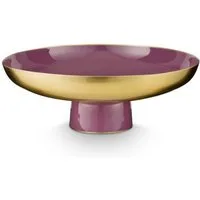 PiP Studio Dekoobjekt Lily&Lotus Metal Dekoschale lila 35cm, Low Tray Metal Lilac 12.50x35cm