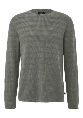 qs - Strickpullover olive - Gr. - S