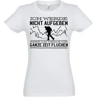 Youth Designz T-Shirt Nicht Aufgeben Wandern Damen T-Shirt mit trendigem Frontprint