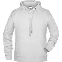 James & Nicholson Kapuzensweatshirt Hochwertiger Herren Kapuzensweat aus Bio-Baumwolle 8024 Hochwertige Sweat-Qualität mit angerauter Innenseite