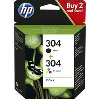 HP HP original Druckerpatrone 304 Combo B/C/M/Y Tintenpatrone (Spar-Set, 3 Probemonate gratis* drucken)