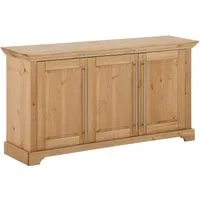 OTTO home Kommode Melissa, aus massiver Kiefer, FSC® zertifiziert, 3-türig, Breite 132 cm