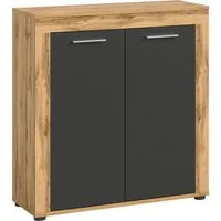 OTTO home Highboard AOSTA, Höhe 88 cm, 2 Türen, 3 Fächer, 2 Einlegeböden (in verschiedenen Farbausführungen, individuell kombinierbar), Kommode, Schrank, Anrichte, Standschrank, Sideboard, Wohnzimmer