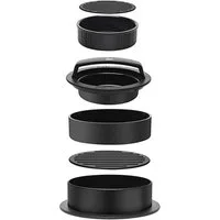 HAC24 Burgerpresse 3-in-1 Frikadellen- & Hamburger-Presse (1 St), Kunststoff, Ø 6,5 - 12 cm