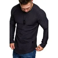 Amaci&Sons Sweatshirt Gresham Sweatshirt Herren Basic Kontrast Sweatjacke Pullover Hoodie Kapuzenpullover