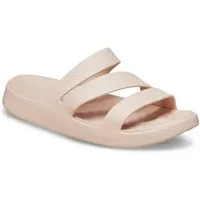 Crocs Sandale Getaway Strappy (leichtes, nahtlos, flexibel) pfirsichrosa Badeschuh