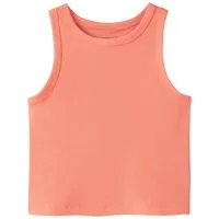 Name It Tanktop NKFNAKAL SL SHORT TOP NOOS Baumwollmischung, verkürzte Form, Jersey Rippware