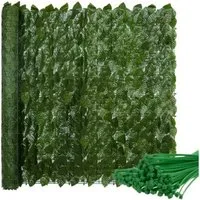 Gardlov Balkonsichtschutz Balkonsichtschutz 5er Set: Efeu-Hecke Sichtschutz im Außenbereich (Künstliche Efeu-Heckenwand als Sichtschutz., Ideal für Gärten, Balkone und Terrassen) Realistisches Efeu-Design für natürlichen Sichtschutz.