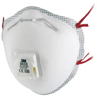 3M Atemschutzmaske 8833, EN 149, FFP3 R D