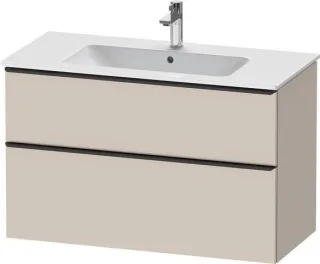Duravit D-Neo Waschtischunterbau wandhängend Taupe Matt 1010x462x625 mm - DE43630BD910000 DE43630BD910000