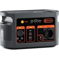 Flashfish Stromerzeuger 300W Tragbares,179,2Wh LiFePO4 Akku, Schnellladung 0–80% in 1, 0,3 in kW, Multifunktions Solar Generator für Camping, Draußen, Reisen, Notfälle