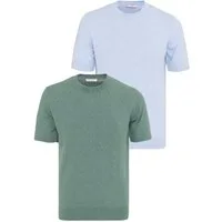 Felix Hardy T-Shirt Basic-Strick-T-Shirt, 2er-Pack