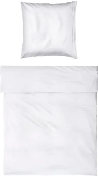 Möve Bettwäsche "Möve Noblesse Bettwäsche Set" 2 Stk. mit eleganten Biesen