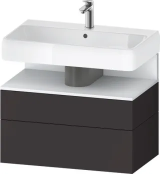 Duravit Qatego Waschtischunterbau wandhängend Graphit Supermatt 790x470x590 mm - QA4394018800010 QA4394018800010