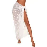 Agger Strandrock Strand-Sarong für Damen, Transparenter Bikini-Überwurf,Wickeltuch Wickelrock oder Bikini Cover-up,sommerlicher Strand- und Urlaubsschutz