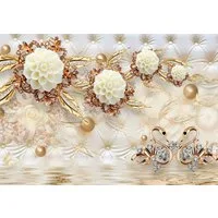 Wallarena Fototapete Blumen - Mehrfarbig - Elegant - Vlies - Schlafzimmer, glatt, 152x104cm
