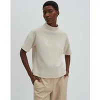 someday Sweatshirt Umelo mit Strickoptik Stehkragen und Halbarm, modern und unkompliziert