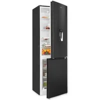 exquisit Kühl-/Gefrierkombination KGC5320-95-E-WS-040C, 185.8 cm hoch, 60 cm breit, Kühlschrank mit Wasserspender, 4-Sterne-Gefrieren, Alarm-Funktion