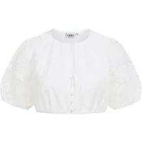 Nübler Dirndlbluse Dirndlbluse Letizia in Creme von Nübler