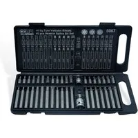 CCLIFE Bit- und Steckschlüsselset Torx Vielzahn Bit Nuss Satz XZN Innen Sechskant Steckschlüsselsatz, Packung