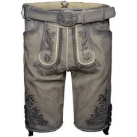 Krüger Trachtenlederhose Kaui Herren (1-tlg) Trachtenlederhose, Trachtenhose, Bayerische Lederhose, Oktoberfest