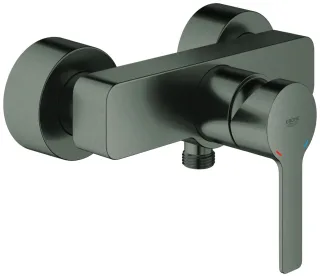 GROHE EH-Brausebatterie Lineare 33865_1 Wandmontage hard graphite gebürstet, 33865AL1 33865AL1