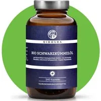 QIDOSHA Bio Schwarzkümmelöl Kapseln, 240 St., 147.4 g, 1000 mg, kaltgepresst