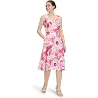 Vera Mont Cocktailkleid Damen mit Blumenprint Cut-Outs