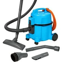 Hitachi Bodenstaubsauger CV-400 PRO LB, beutellos, 7,5L Tank, HEPA, 13m Radius, 880 W, beutellos, 13 m Aktionsradius, Möbel- und Kantenschutz, 7,5 Liter Staubtank
