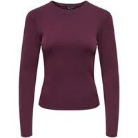ONLY T-Shirt Damen Longsleeve 1er Pack Baumwolle (Packung, 1er Pack)