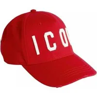 Dsquared2 Baseball Cap Icon Cap Baseballkappe Unisex Distressed-Look für einen Vintage-Effekt