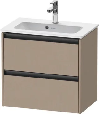 Duravit Ketho.2 Waschtischunterbau wandhängend Leinen Matt 610x390x549 mm - K25255075750000 K25255075750000
