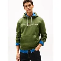 Tommy Hilfiger Kapuzensweatshirt TOMMY LOGO unifarben, casual, regular fit, Baumwollmix, Kapuze