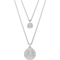 Swarovski Ketten-Set Sublima Round im Lagenlook (Set, 2-tlg), mit Swarovski® Kristall