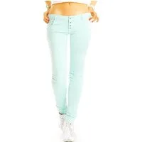 be styled Röhrenhose Hüftige Röhrenhose Slim fit Hüfthose - Damen - j4L-3 mit Stretch-Anteil