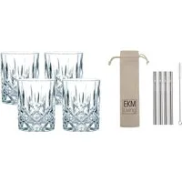 Nachtmann Whiskyglas Nachtmann Whiskybecher 4-er Set Noblesse 0089207