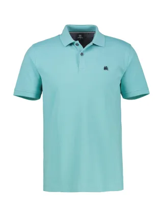 LERROS - POLO-KNOPF coastal blue - Gr. - XXL