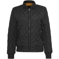 URBAN CLASSICS Allwetterjacke Urban Classics Damen Ladies Diamond Quilt Nylon Jacket (1-St)