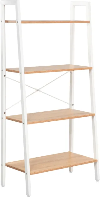 Home affaire Aktenregal "COWELL, Bücherregal," asymetrisches Metallgestell, 64x130,5 cm, FSC-zertifiziert