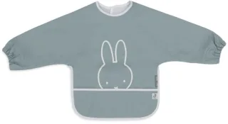 Jollein Lätzchen Wasserdicht mit Ärmeln Miffy Peekaboo Sea Green
