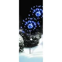 Luna24 simply great ideas... Gartenstecker LED Gartenstecker Feuerwerk weiß, 2er-Set, 17503 Batteriebetrieb, Timer - Gartenstecker weiß